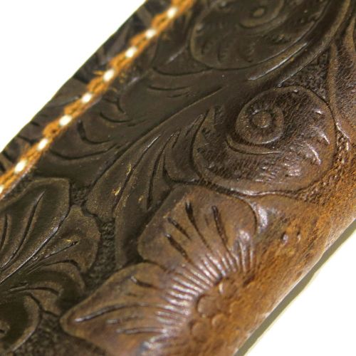Embossed Leather Pen Sleeve